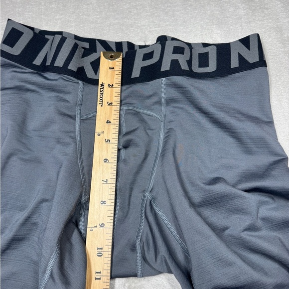 Nike Pro Men’s Grey Compression Training Performance Leggings Tights Size Small - Picture 8 of 16